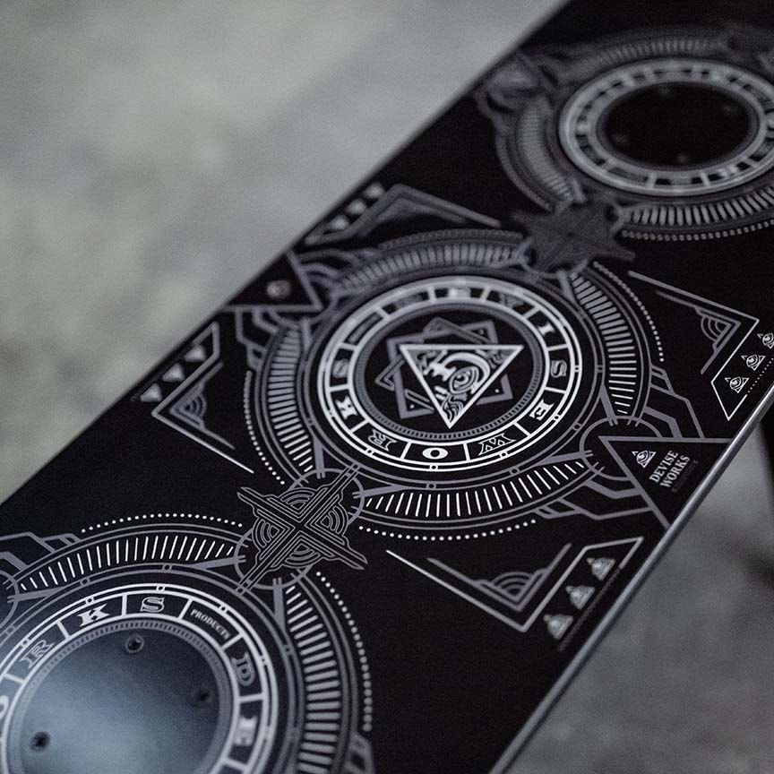 DEVISE DECK ブラック紋章 | DEVISE WORKS | キャンプ用品