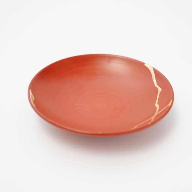 有田焼 錦朱巻金継6寸皿 FOURGRACEオリジナル ｜ 四季折々の