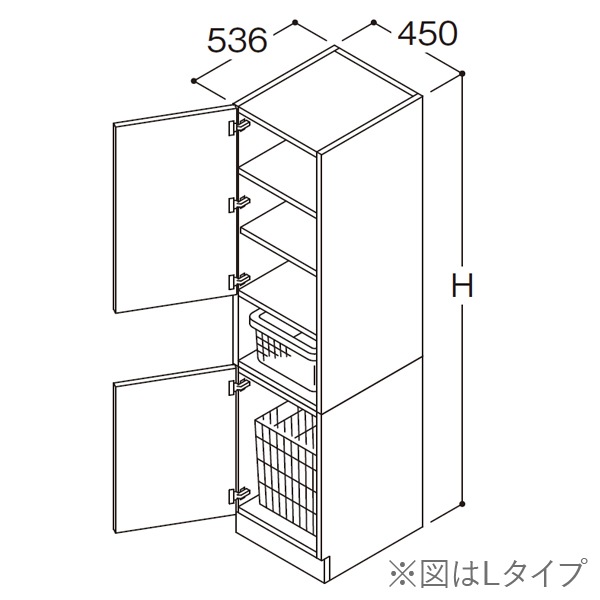 洗面台・洗面化粧台,TOTOサクア,周辺キャビネットカテゴリーの周辺