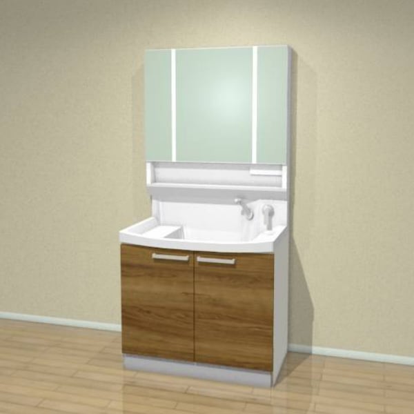 洗面台・洗面化粧台,クリナップ ファンシオ,間口900mmカテゴリーの間口