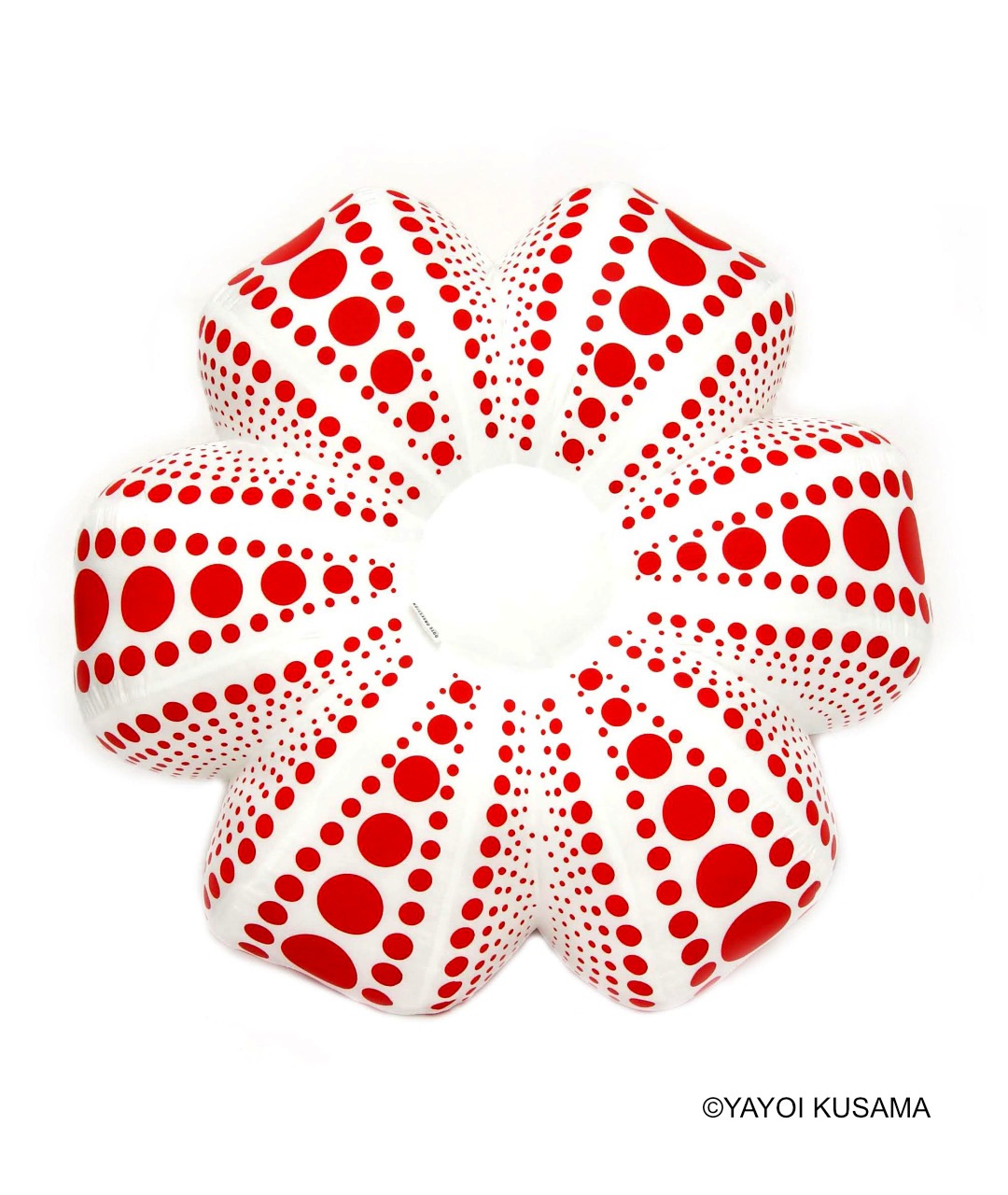 草間彌生 ソフトスカルプチャー [Pumpkin L(ホワイト)]｜ラムフロム