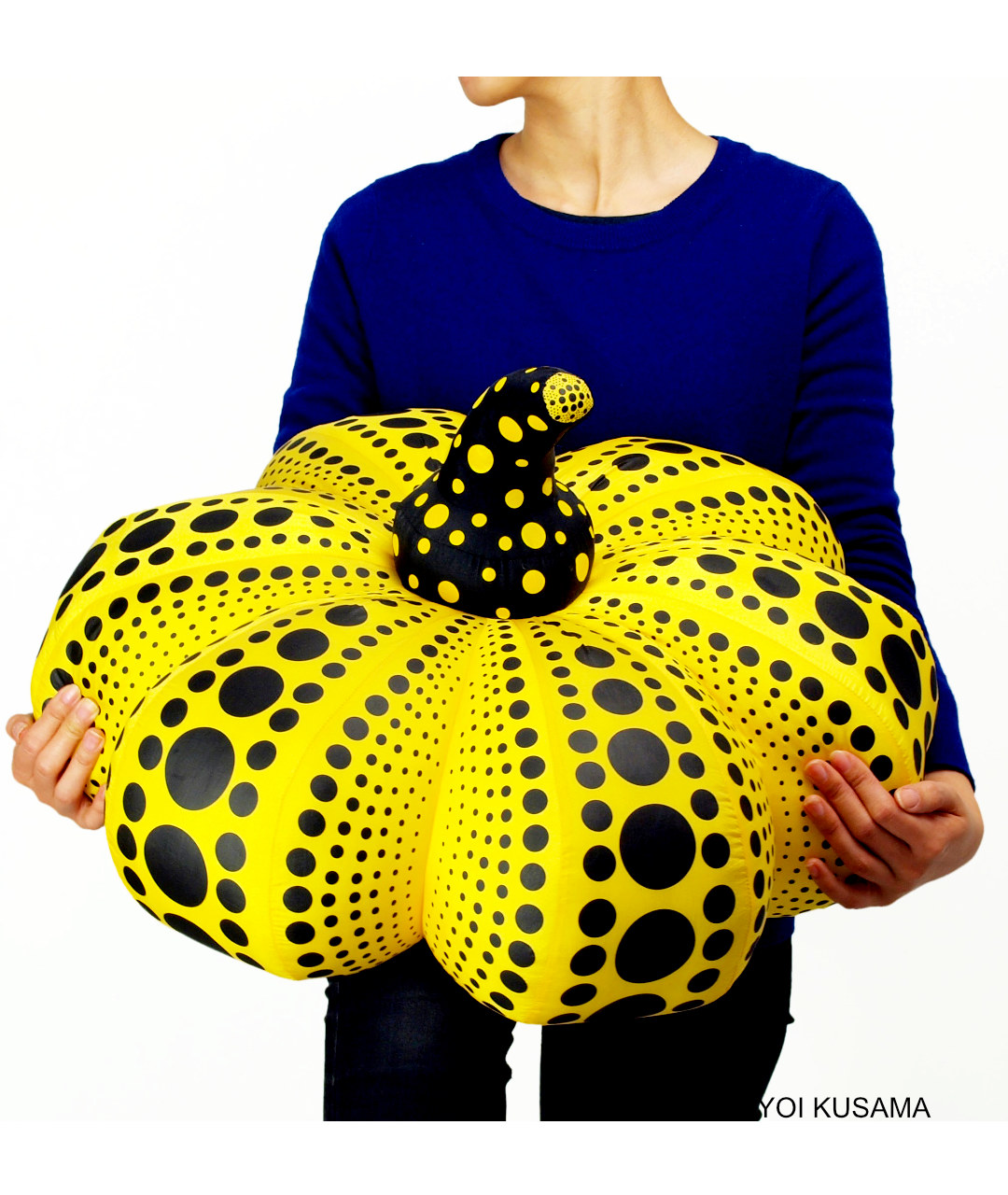 草間彌生 ソフトスカルプチャー [Pumpkin L(イエロー)]｜ラムフロム