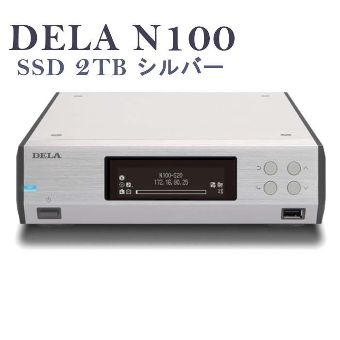 DELA N100-S20-J SSD2TB ミュージックライブラリー シルバー | すべて