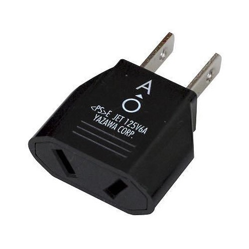 Oタイプのプラグを日本のAタイプに変換】 YAZAWA ヤザワ 国内用変換