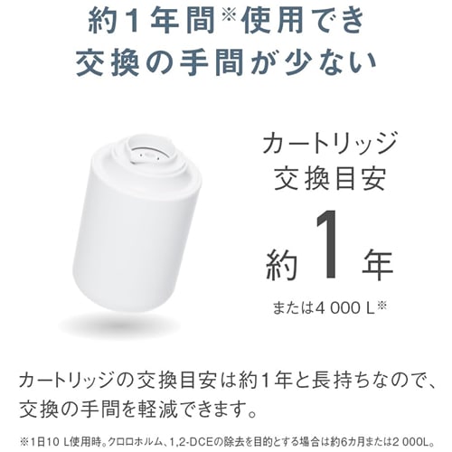 パナソニック【メーカー純正品】浄水器用交換カートリッジ（1個入） TK