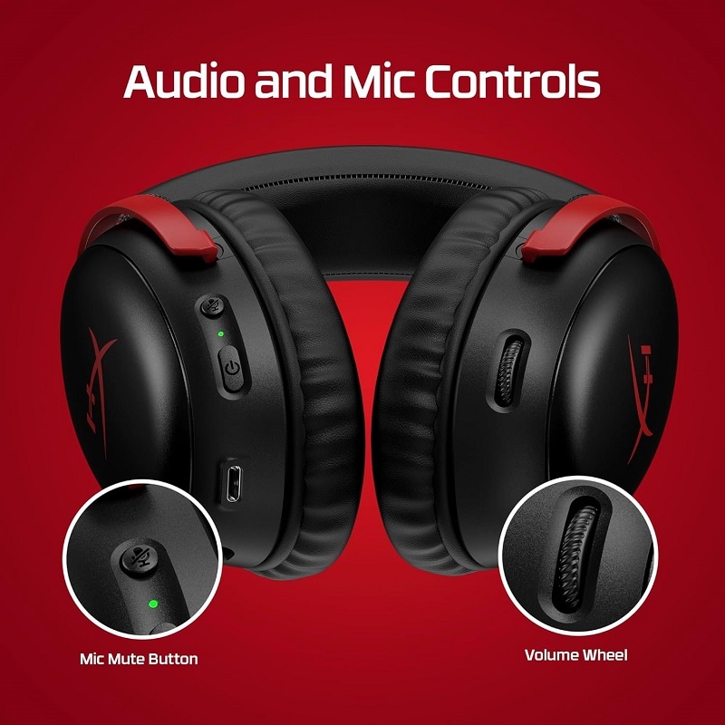 HyperX Cloud III ワイヤレス ゲーミングヘッドセット 77Z45AA