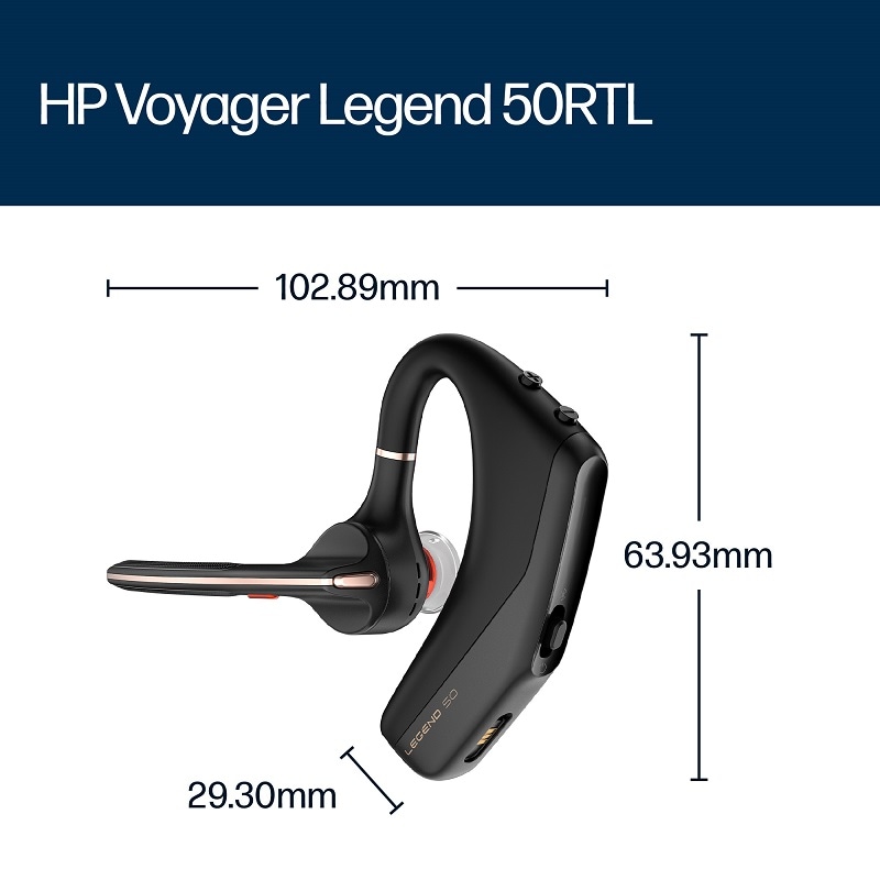 Poly Voyager Legend 50RTL CP Bluetooth ヘッドセット 片耳用