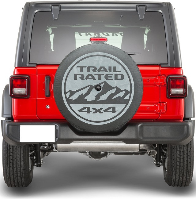 18y－ ジープ ラングラー 純正 バックカメラ穴付き スペアタイヤ