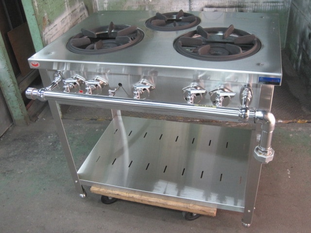 マルゼン】【業務用】【中古】 ガステーブル MGT-096DS 都市ガス