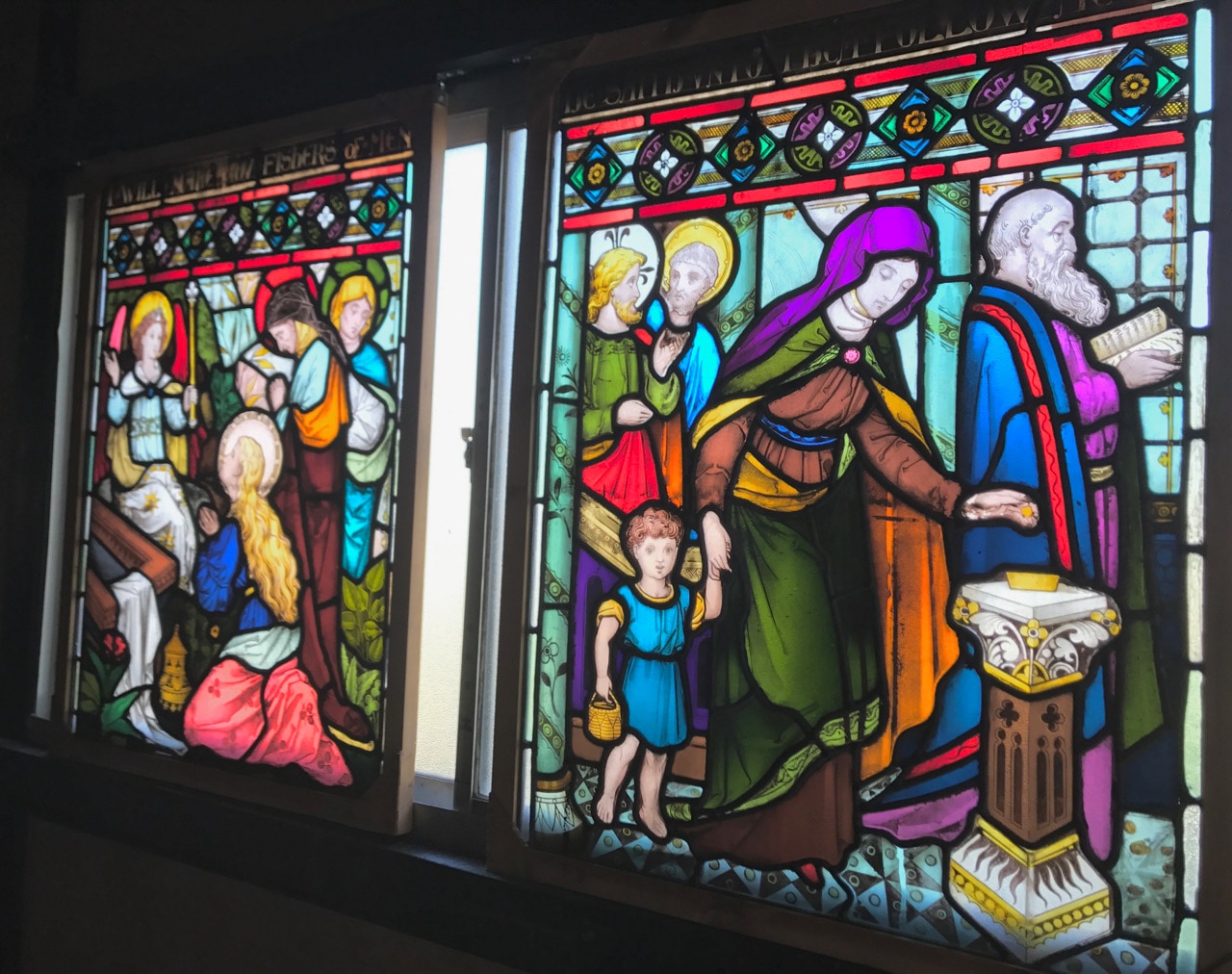 三人のマリア」 | Stained Glass Museum,ステンドグラス,セント