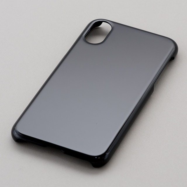 iPhone X/Xs用ハードケース（黒） オリジナルプリント【GCCLabo】