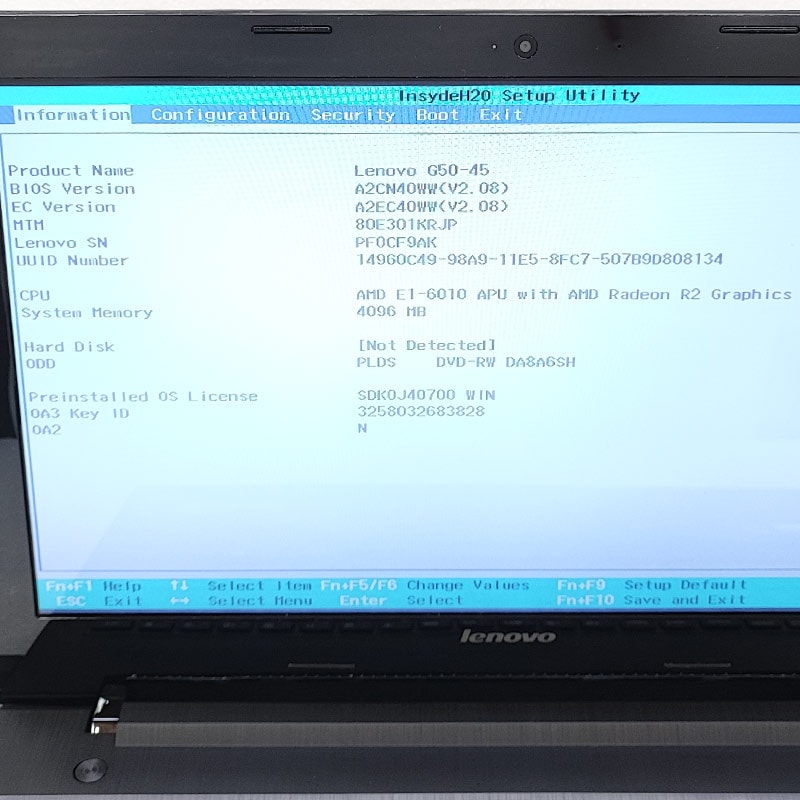 ジャンク品 Lenovo G50-45 ジャンクPC ジャンクパソコン 保証なし OS