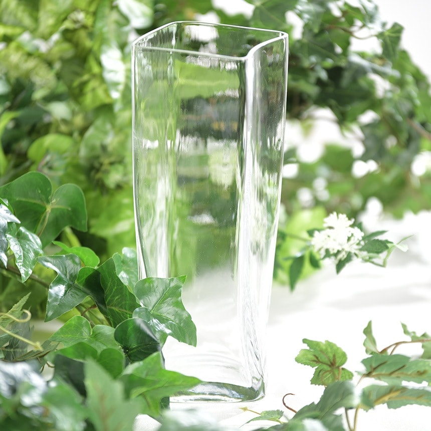 Sghr スガハラ フラワーベース 花瓶 HELEN ヘレン 花器 四角 M 日本製