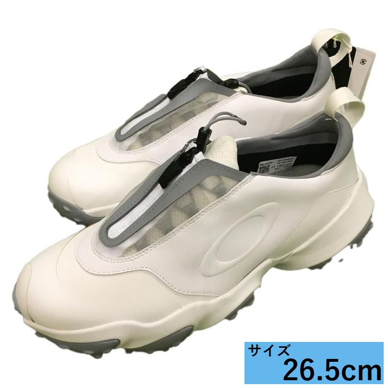 オークリー ゴルフシューズ EDGE ELITE メンズ 26.5cm WHITE/GREY
