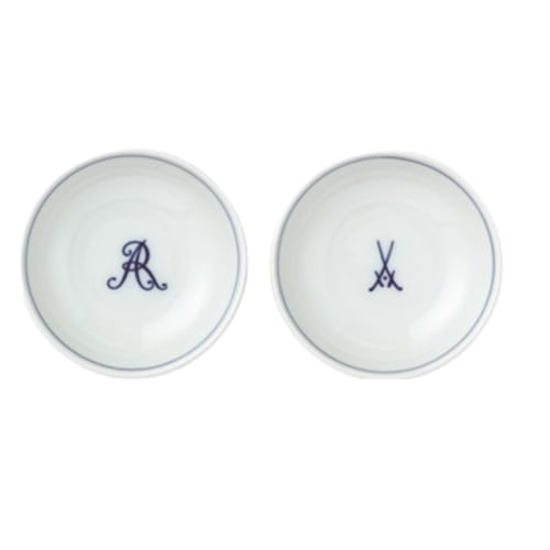 マイセン 変遷剣マーク ペア小皿 53600/77A052/053/2P | 剣マーク