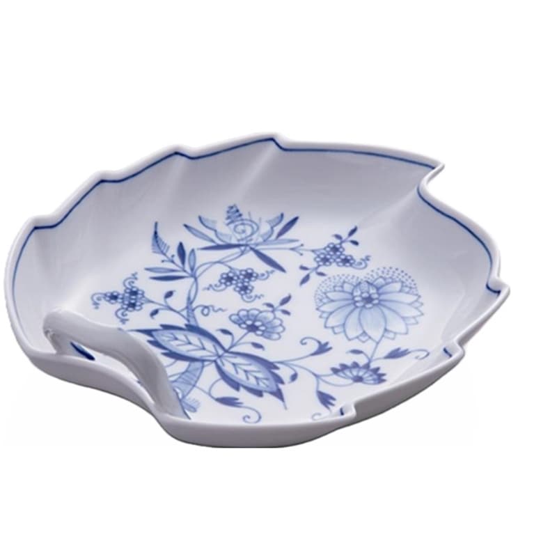 マイセン ブルーオニオン リーフプレート 22cm 800101/00265 | ブルー