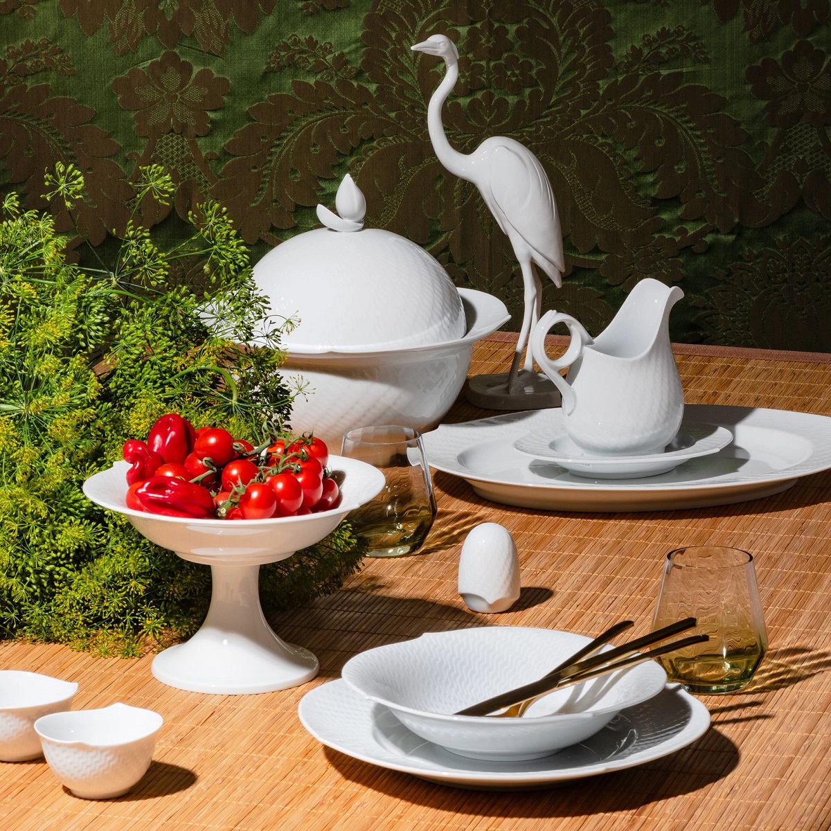 マイセン 波の戯れ ホワイト スープ皿 000000/29488 | 波の戯れ