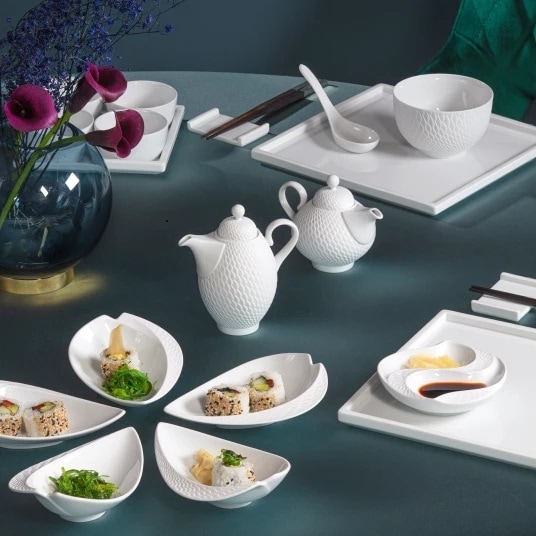 マイセン 波の戯れ エスニック 蓋付きボウル 000000/29820 | 波の戯れ