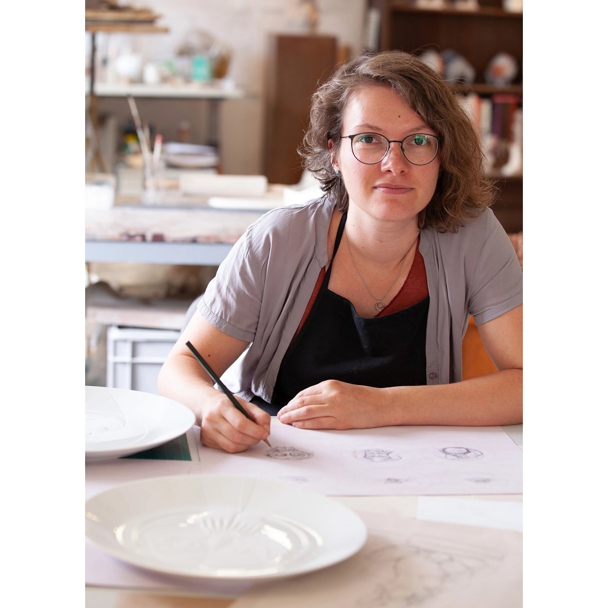 マイセン ミニ干支人形 辰 (タツ/傘) 83646/900300 日本オリジナル作品