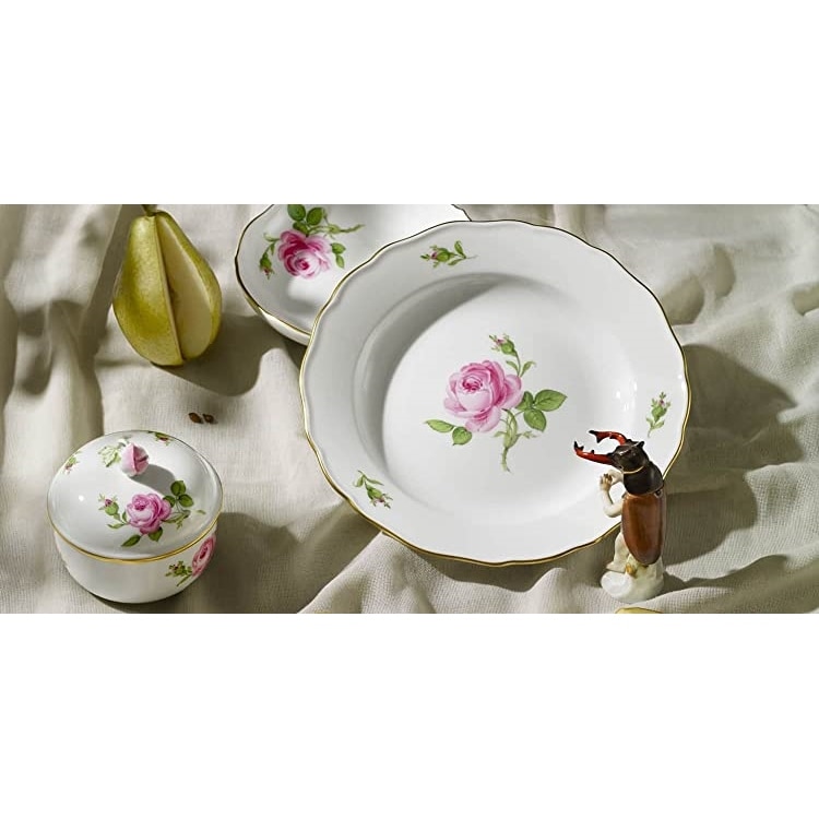 マイセン マイセンのバラ（ピンク） サービスプレート 020110/00478