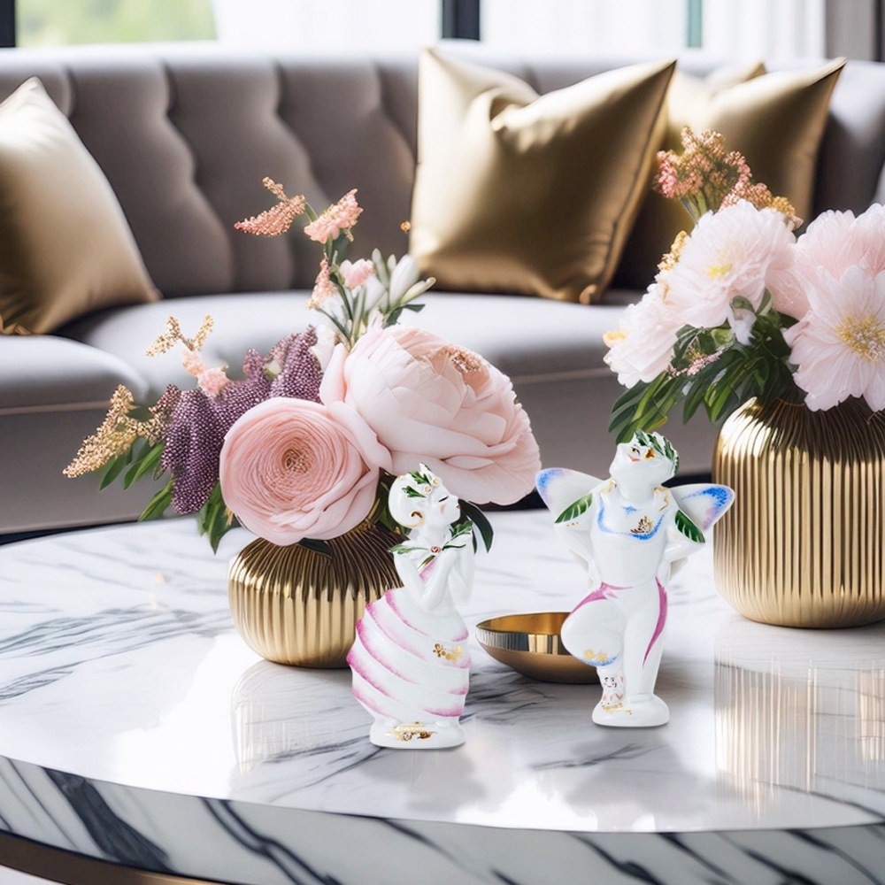 マイセン 人形「サマーナイト」4体セット（パック、ティターニア