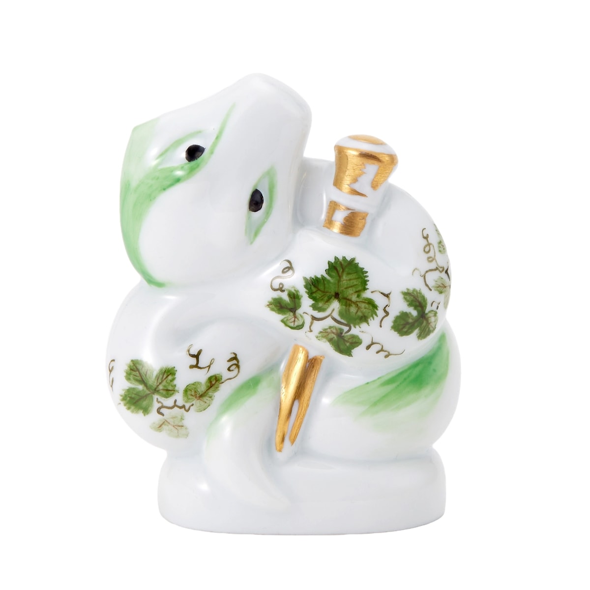 マイセン ミニ干支人形 巳 (ヘビ/杖) 83648/900300 日本オリジナル作品