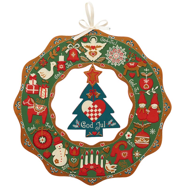 417-1054 クリスマスリースキット栗原寿雅子｢北欧テイストのクリスマス