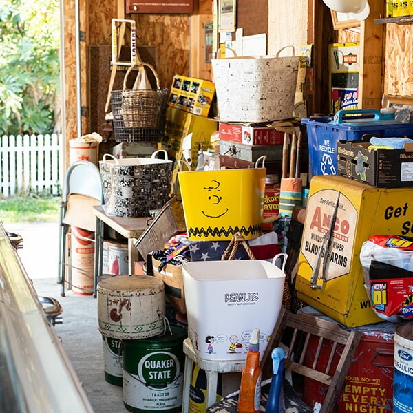 スタックストー バケット Mサイズ ピーナッツ 25L スヌーピー 収納