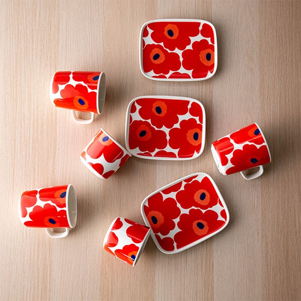 在庫限り マリメッコ Marimekko ラテマグ ペア 取っ手なし 200mL 2個