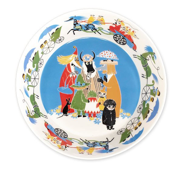 アラビア Arabia ムーミン サービングボウル 23cm 皿 食器 磁器 Moomin
