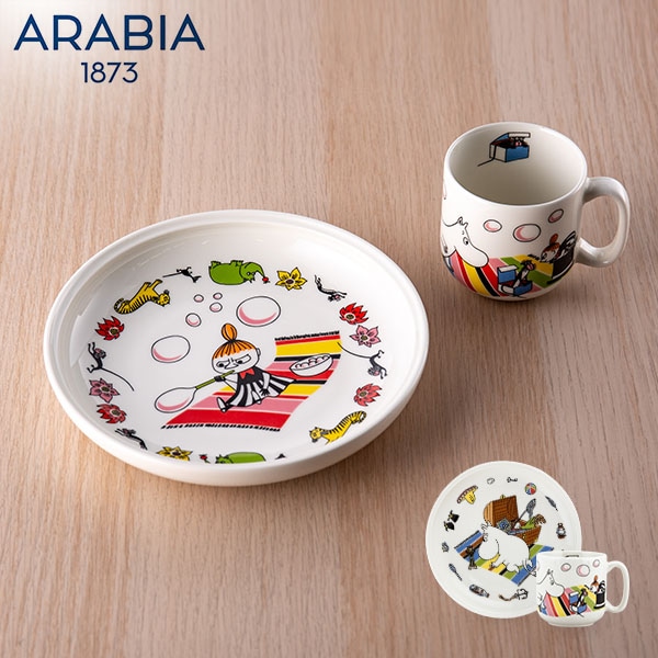 アラビア Arabia ムーミン チルドレン セット プレート & マグ セット