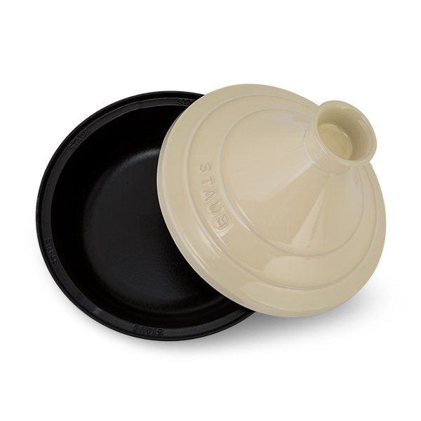 ストウブ Staub タジン鍋 28cm セラミックドーム IH対応 ホーロー鍋