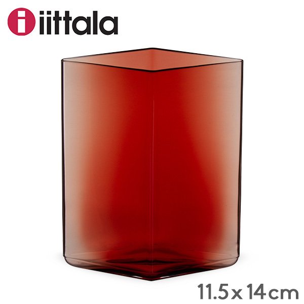 イッタラ Iittala ルーツ ベース Ruutu Vase 花瓶 11.5×14cm 1015596
