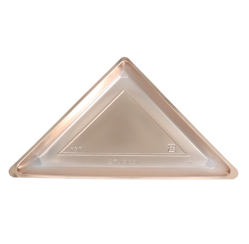 三角小鉢65W赤金 耐寒HIPS[入数:1,200] | お弁当容器・使い捨て弁当箱