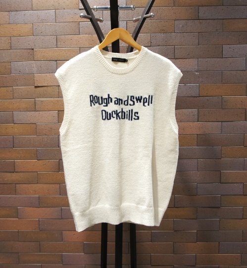 rough＆swell 『 DUCKBILLS VEST』【IVORY】RSM-24275 ベスト ゴルフ