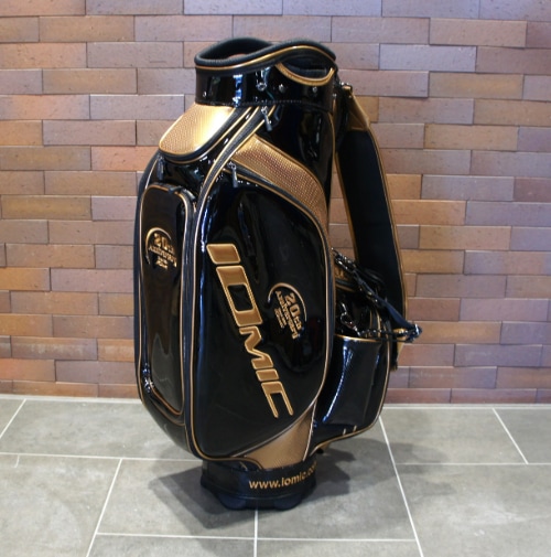 IOMIC 『20周年記念限定モデル キャディバッグ』 【ブラック×ゴールド