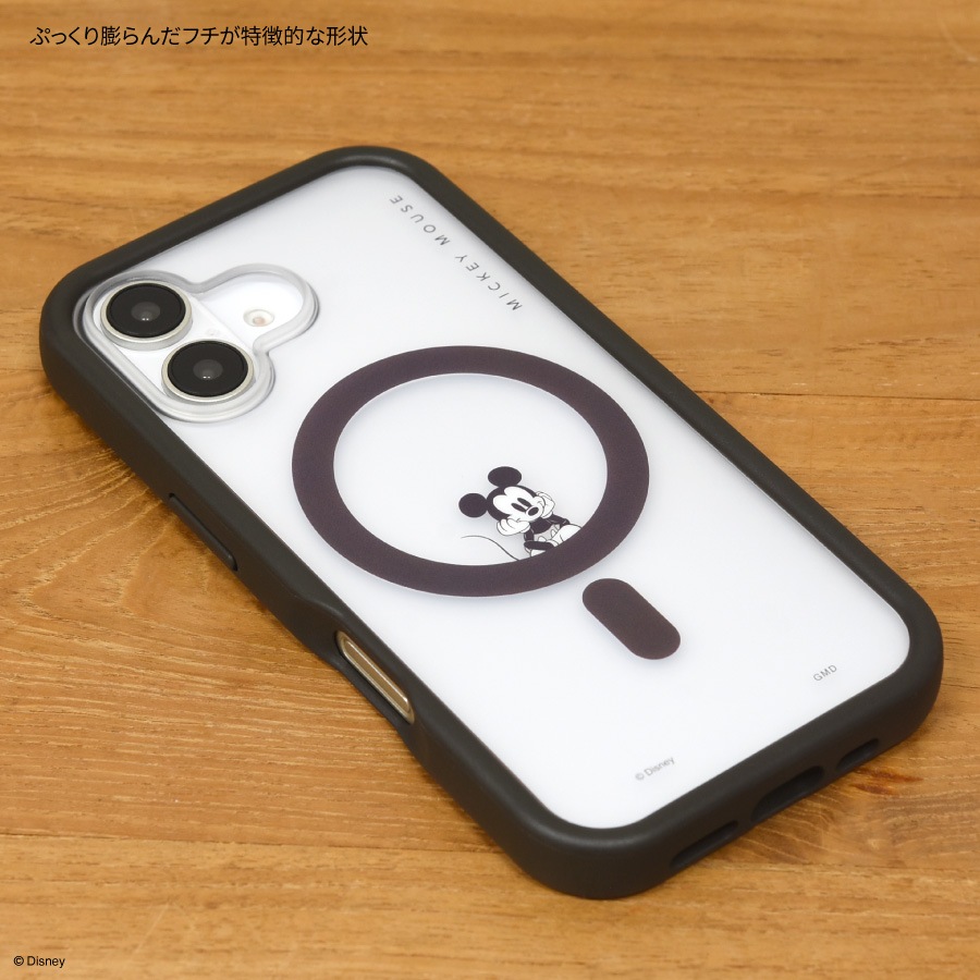 ディズニーキャラクター ／ iPhone16 MagSafe 対応 プランプフレーム