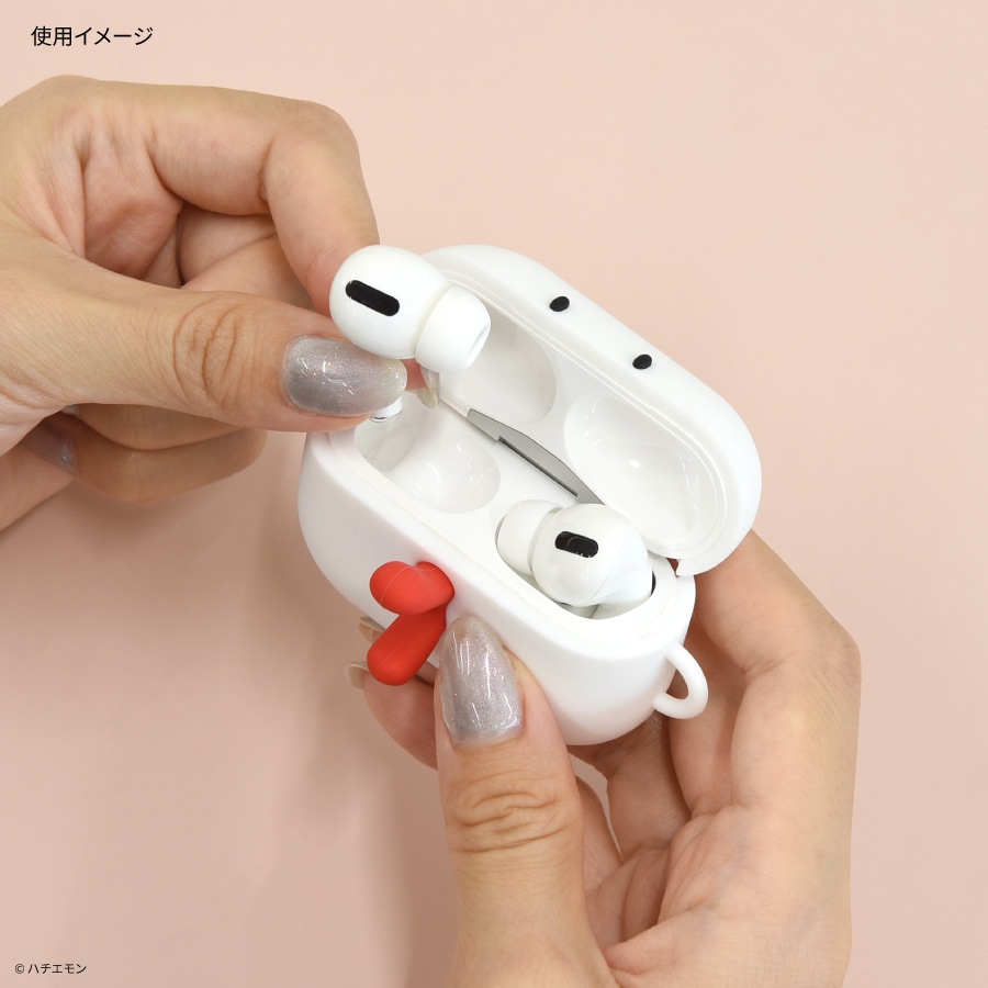 ハチエモン AirPods Pro(第2世代)/AirPods Pro 対応 シリコンケース