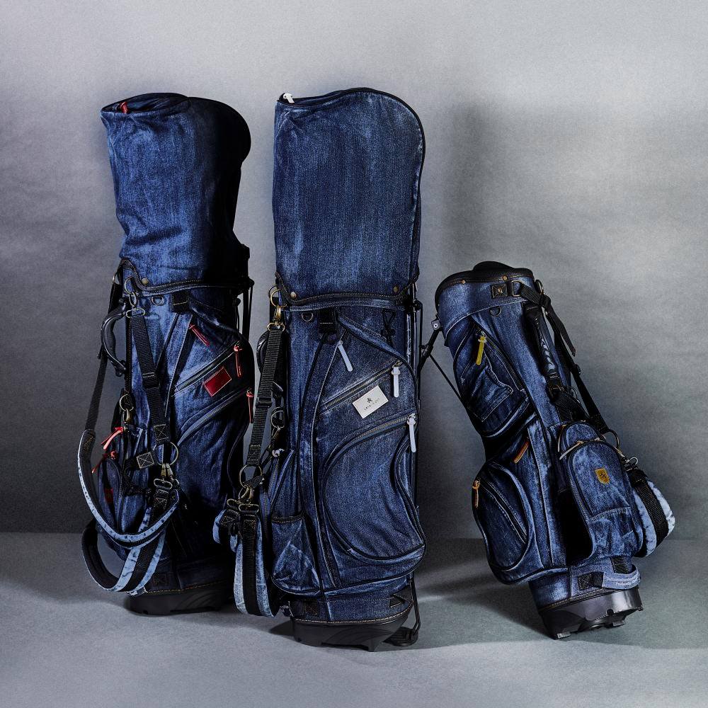 ウォッシュド加工ver.】デニム スタンドキャディバッグ Lahella golf
