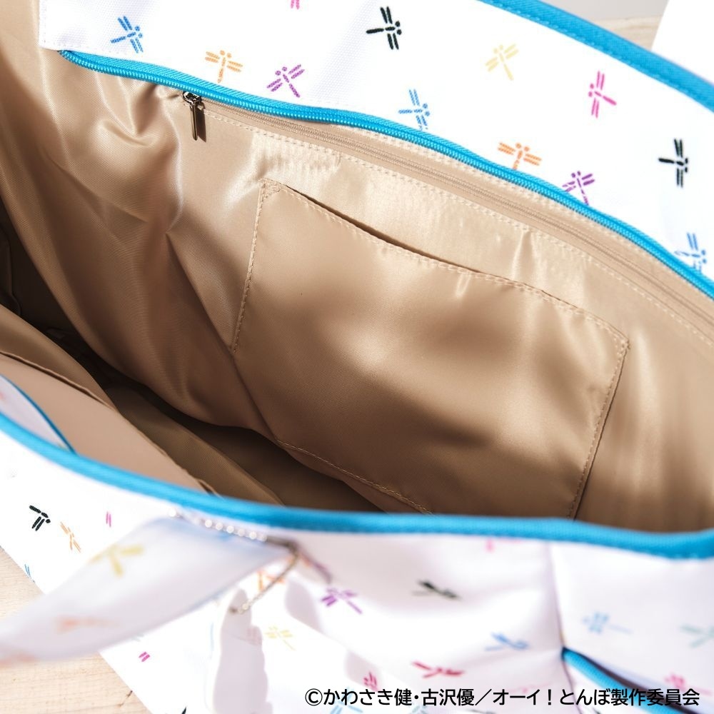 大容量＆軽量！【オーイ！とんぼ】ボストントートバッグ トカラブルー