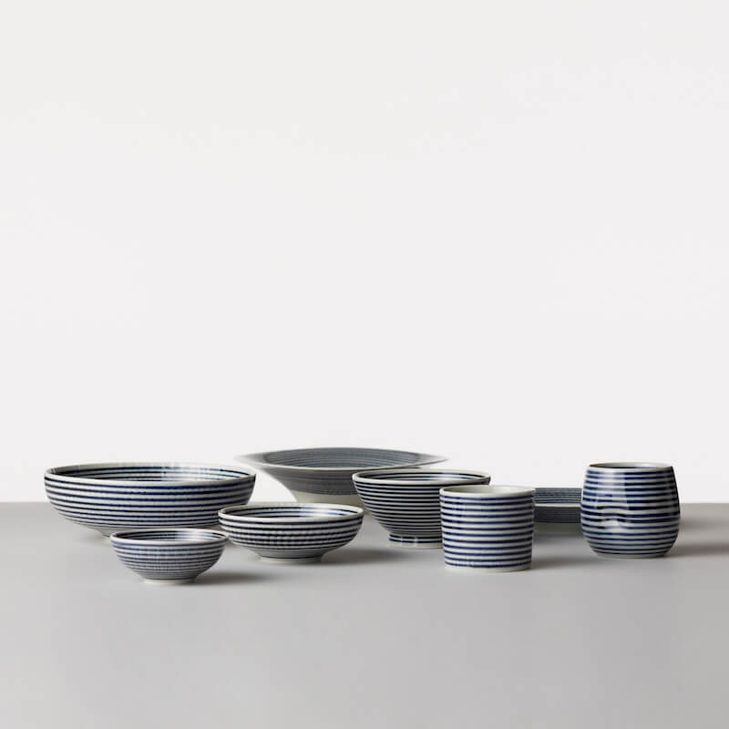 藍駒 三つ足大鉢 | ブランド,BARBAR,藍駒 | マルヒロオンラインショップ