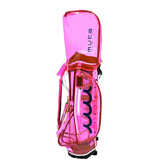 muta ムータ マリン ゴルフ クリアキャディバッグ【ピンク】 | ライフ