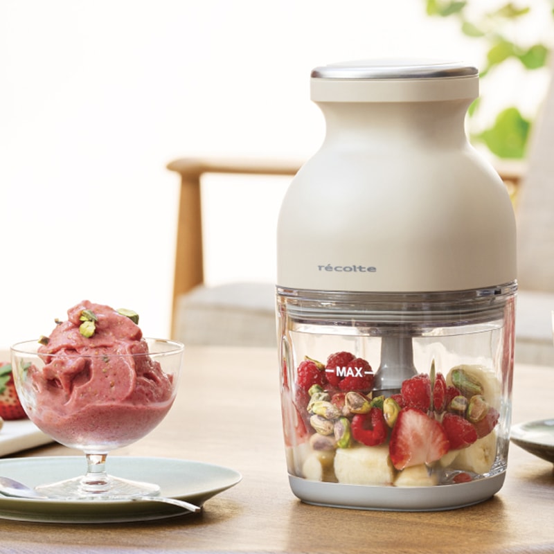 レコルト コードレス カプセルカッターボンヌ 《クリームホワイト