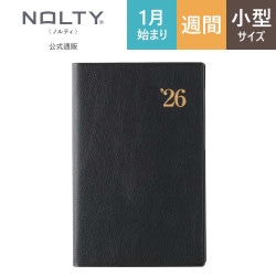 2026年1月始まり手帳 ウィークリー NOLTY(ノルティ) ウィック2(黒