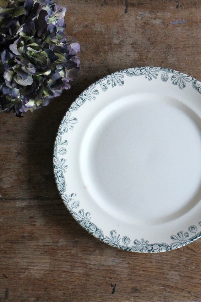 フランス サラン窯 Terre de fer（テールドフェール)プレート 305mm