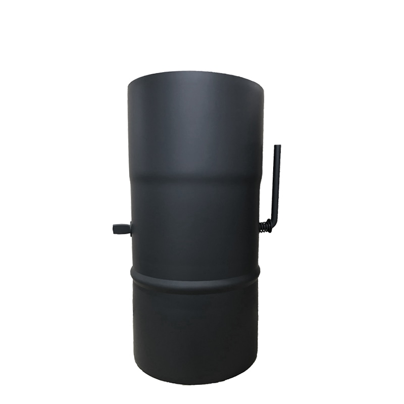 黒耐熱 ステンレス製 ダンパー φ120mm 【溶接煙突】 | 【黒耐熱】溶接