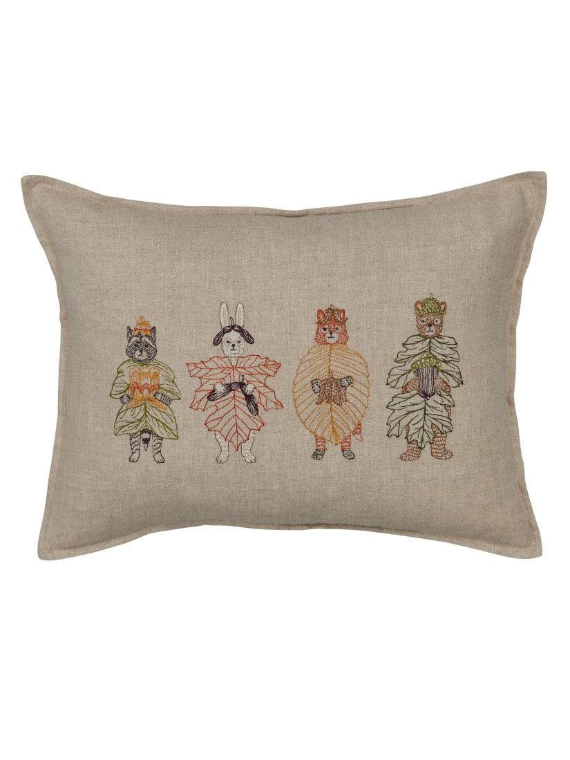 Fall Leaves｜クッションカバー 30x40 Leaf Friends（クッション