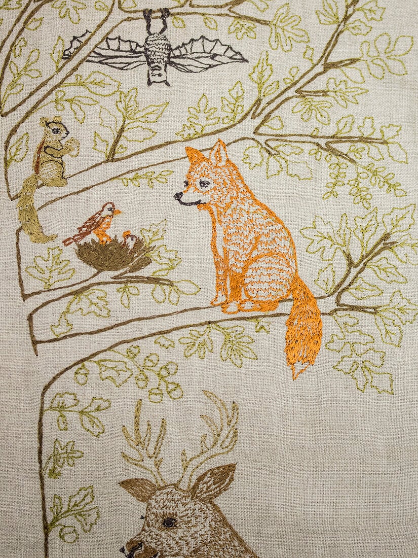 クッションカバー 40x40 Woodlivingtree（クッション）｜H.P.FRANCE