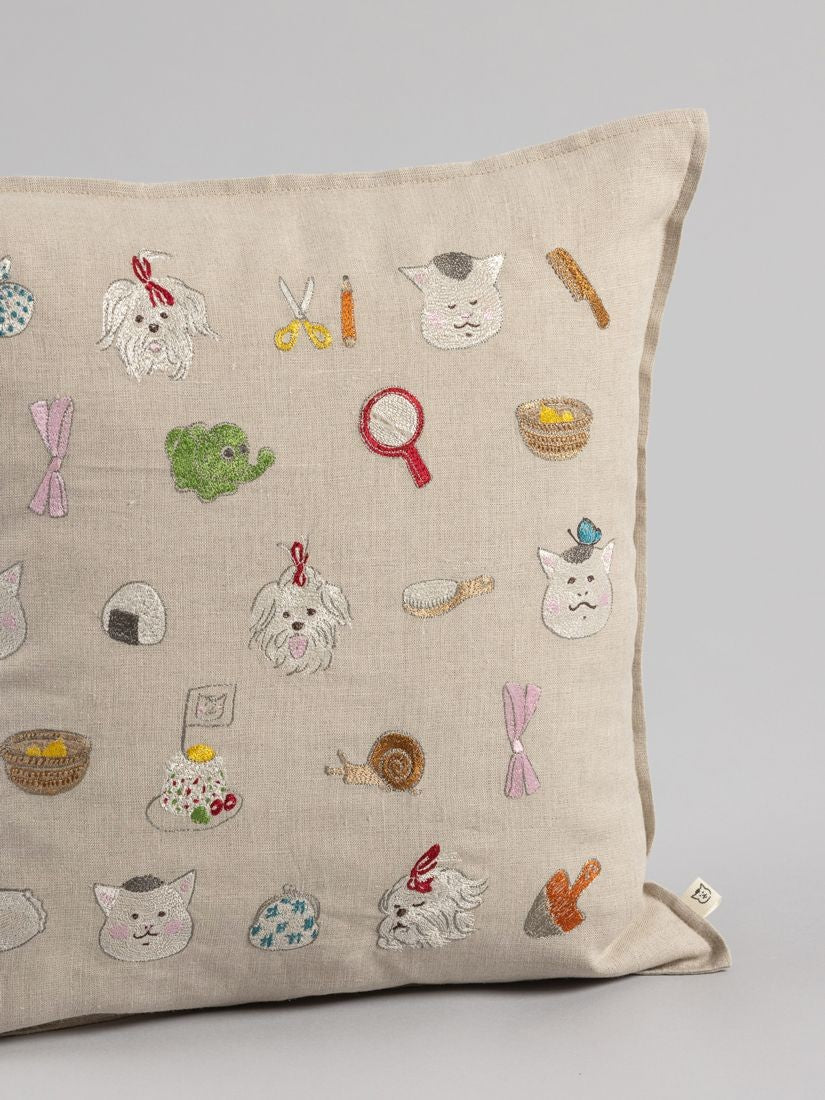 再入荷】きょうの猫村さんコラボレーション｜クッションカバー 40x40