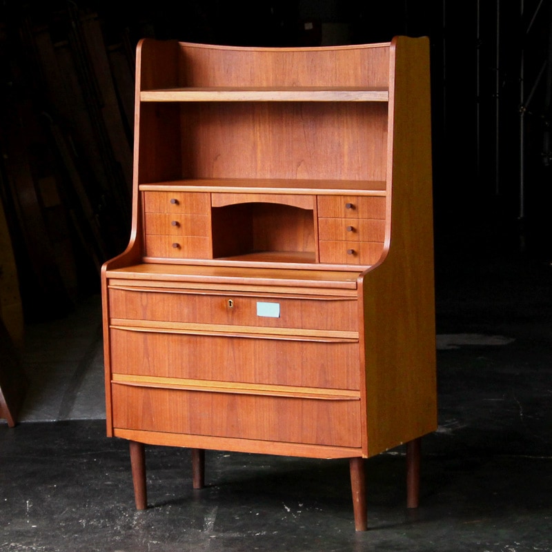 DK19-106 北欧 ヴィンテージ家具 ビューロー / シェルフ デンマーク